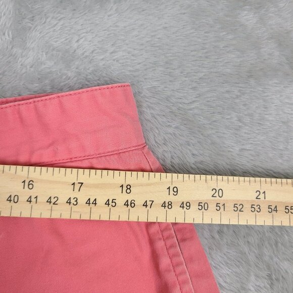 Vineyard Vines Links Shorts Mens Size 38 Coral Flat‎ Front 100% Cotton - Picture 5 of 8